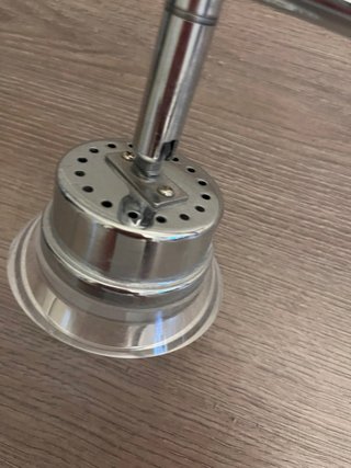 Lámpara de techo articulada inox