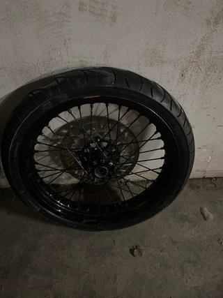 Llantas Supermoto Negras