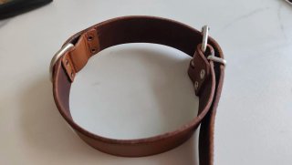 Collar San Dimas Cuero Marrón Perro