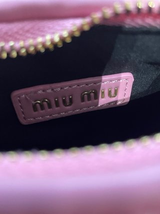 Bolso Miu Miu Rosa Acolchado