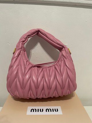 Bolso Miu Miu Rosa Acolchado