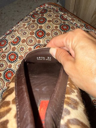 Zapatos Carolina Herrera Piel Animal Print