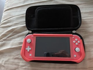 Nintendo Switch Lite Rosa + Cargador + Accesorios
