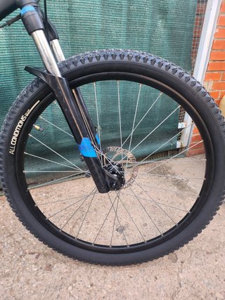 Bicicleta Montaña Rockrider Negra/Azul