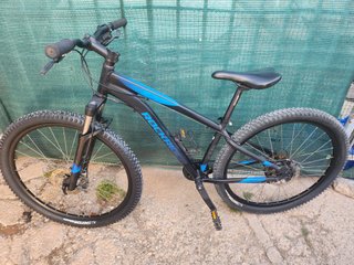 Bicicleta Montaña Rockrider Negra/Azul