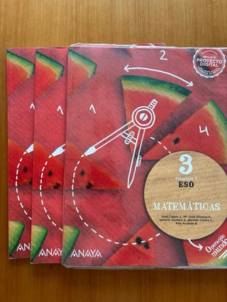 Libros de texto 4 ESO Anaya en perfecto estado.