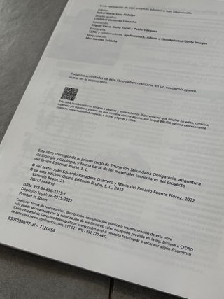 Biología y geología, 1 ESO, VOLUMEN 3, BRUÑO