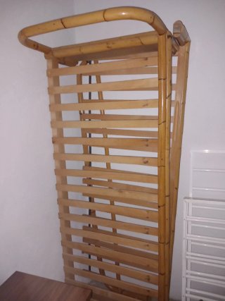 Sofá Cama Bambú y Madera