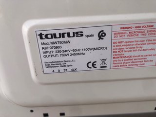 Microondas Taurus Blanco