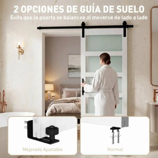 Puerta Corredera Interior 71x213 cm + Kit