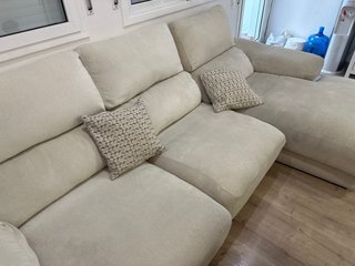 Sofá Chaise Longue Beige