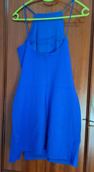 Vestido azul mujer