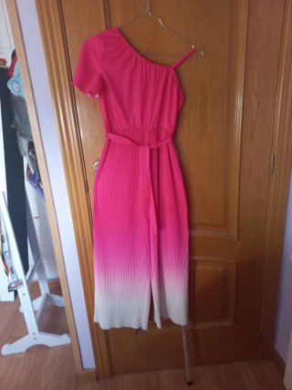 Mono pantalón plisado niña, talla 10 años