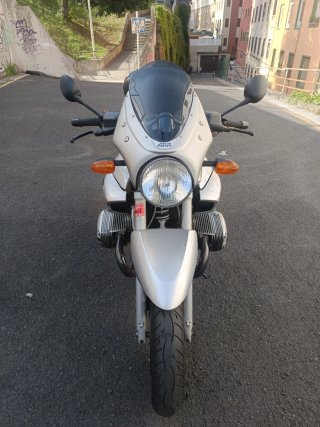 BMW R850R Plata