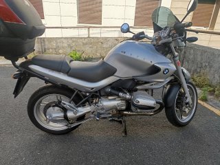 BMW R850R Plata
