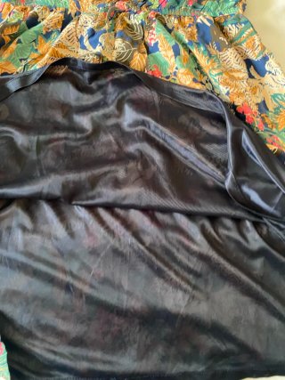 Vestido mini sin tirantes estampado