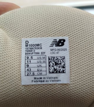 New Balance 1000 Beige y Rosa