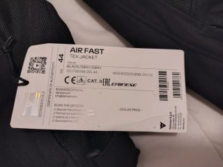 Chaqueta Dainese Air Fast Negra/Gris