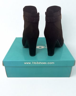 Botines negros tacón mujer talla 35