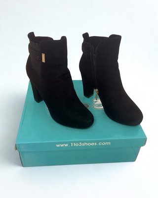 Botines negros tacón mujer talla 35