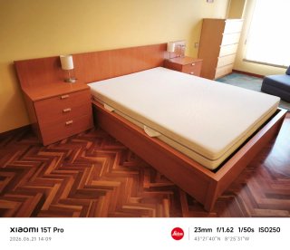 Canapé Cama con Colchón y Mesillas