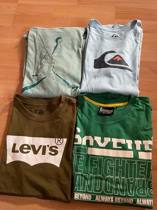 Lote de camisetas niño