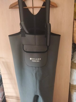 Traje de pesca Seland verde oliva