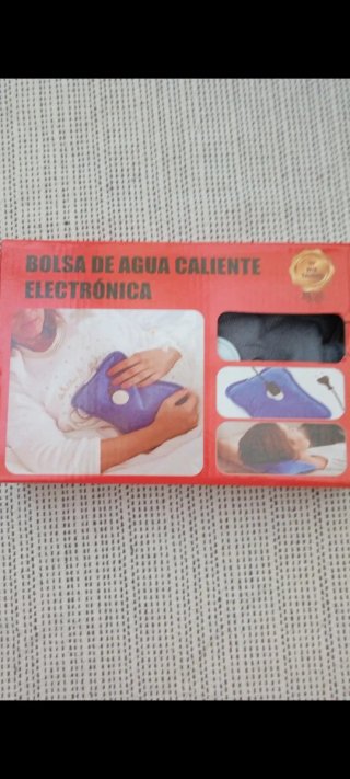 Bolsa Agua Caliente Eléctrica Gris