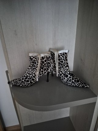 Botines T38 estampado leopardo