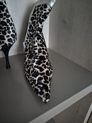 Botines T38 estampado leopardo