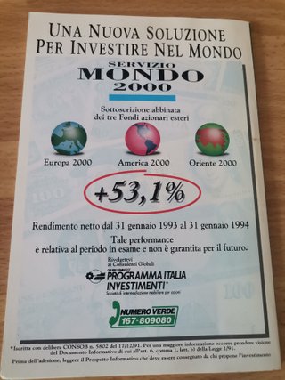 Collezione Forattini - inserti Panorama