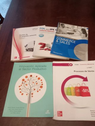 Libros actividades comerciales grado medio
