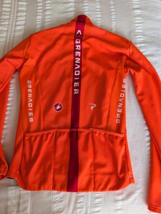 Chaqueta Ciclismo Castelli INEOS Grenadier Naranja