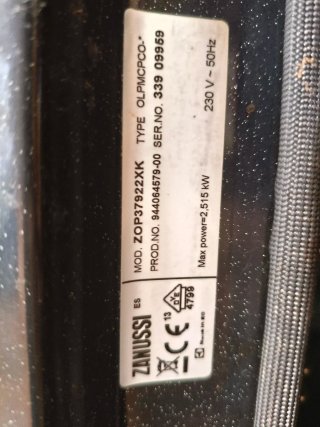Horno Pirolítico Zanussi ZOP37922XK