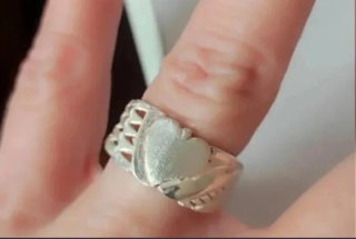 Anillos Plata Ley Corazón  Nudo