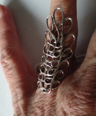 Anillos Plata Ley Corazón  Nudo