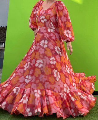 Traje de flamenca bata cómodo Talla 40-42