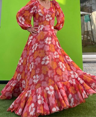 Traje de flamenca bata cómodo Talla 40-42