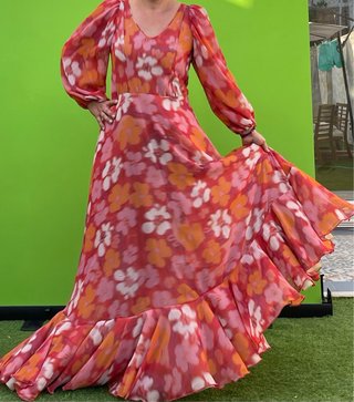 Traje de flamenca bata cómodo Talla 40-42
