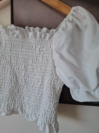 Top Crop Shein Blanco