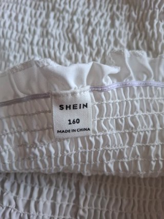 Top Crop Shein Blanco