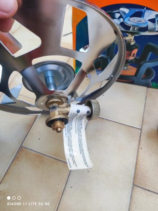 Hornillo camping gas con acoplador