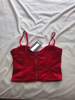 Corsé rojo Amisu talla L con etiqueta