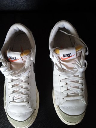 Nike Blazer low platform White/black N40 poco uso