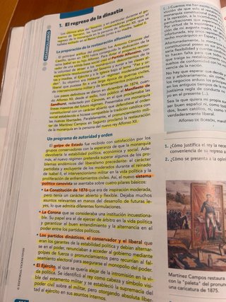 Hispania, historia de España 2 bachillerato