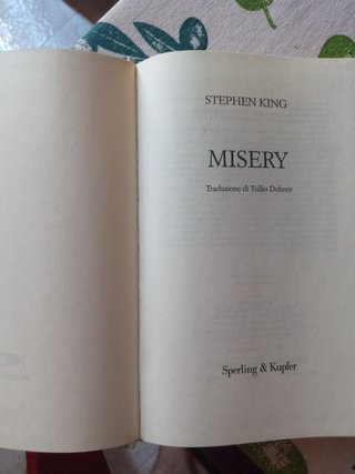 Stephen King - Misery edizione speciale Pickwick