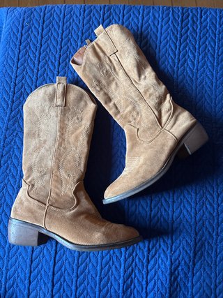 Botas cowboy ante camel