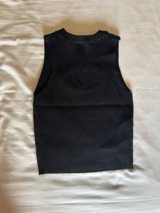 Top Diesel Negro con Logo Ovalado