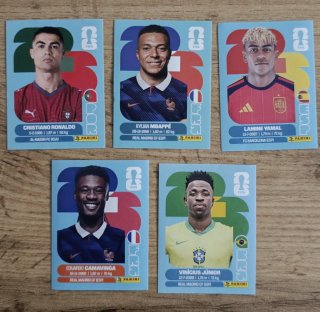 Lote 5 Cromos Mundial FIFA 2026
