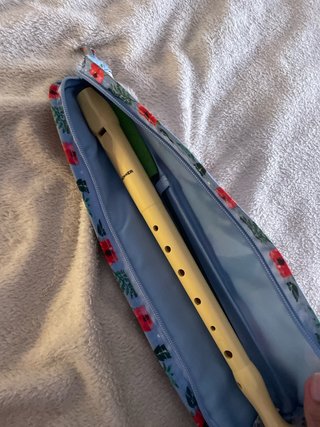Flauta dulce Hohner con funda y limpiador